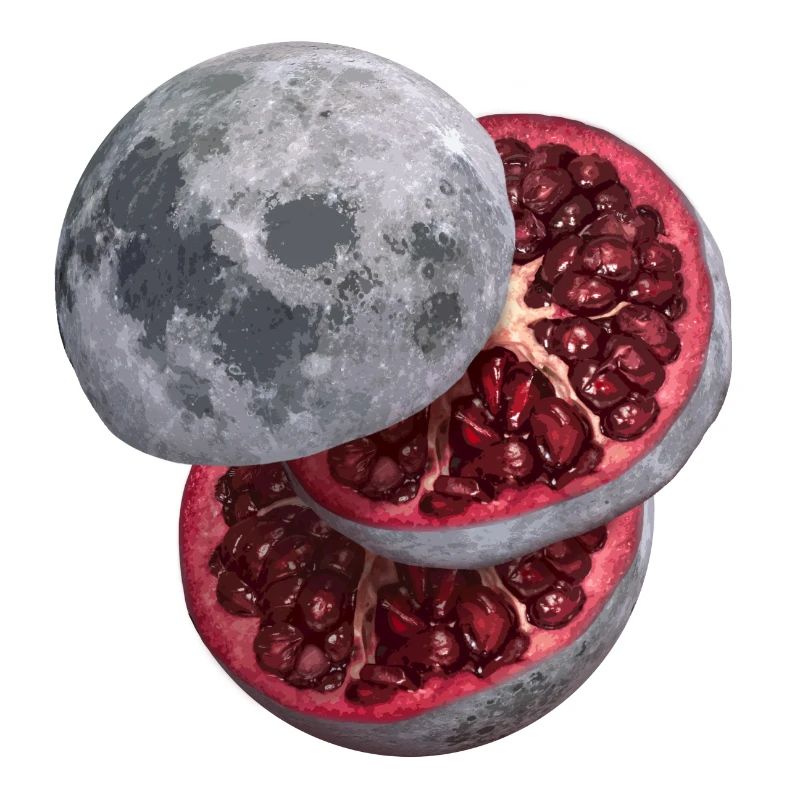 La lune de grenade!