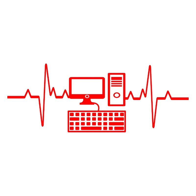 Heartbeat PC Gamer Computer Programmer