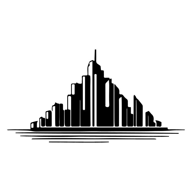 Stadt Illustration Geschenkidee