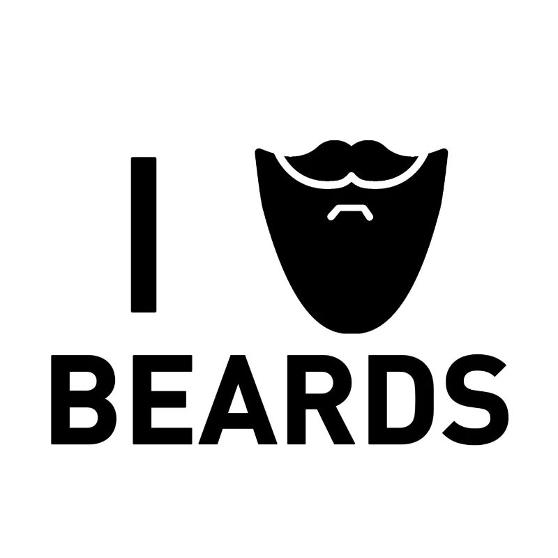 Beard mustache bearded moustache Beardless
