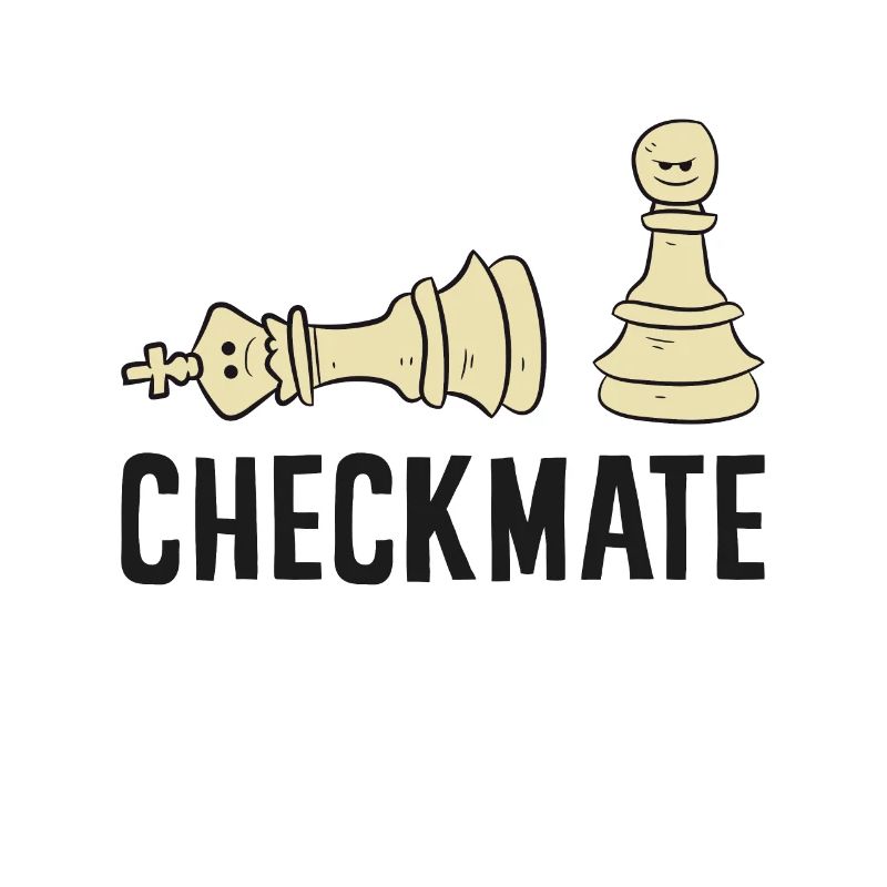 Échec et mat drôle de joueur d’échecs