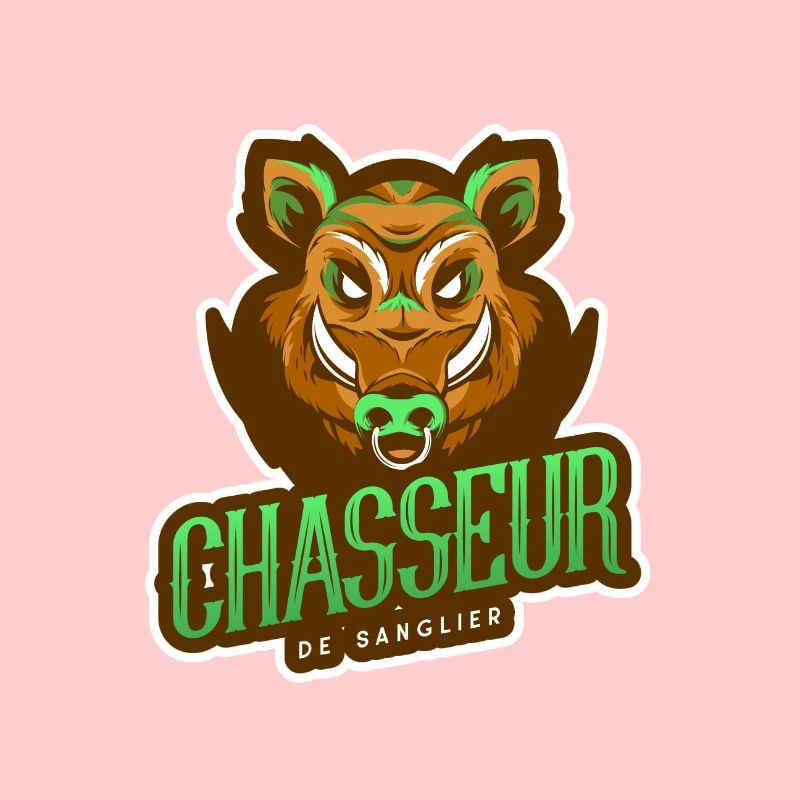 Chasseur de Sanglier - Idée Cadeau Chasseur Chasse