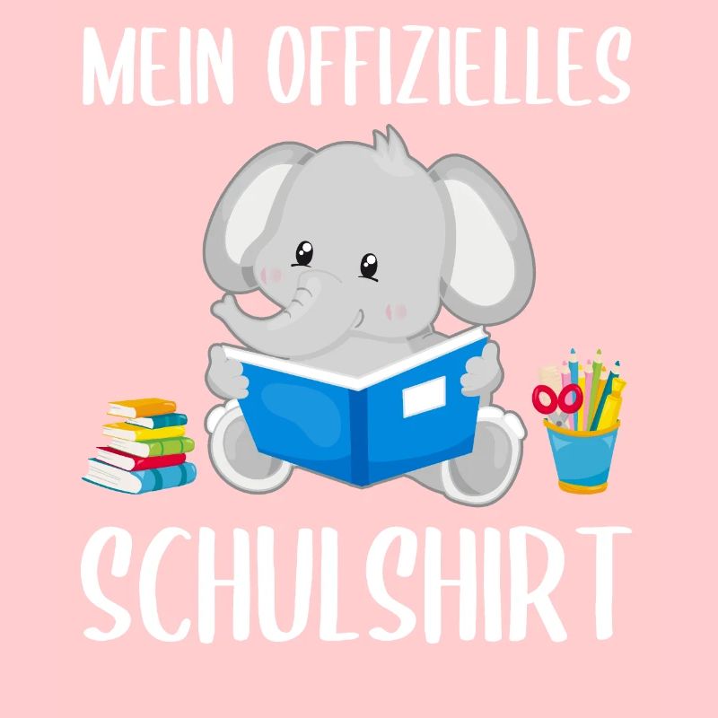 Elefant Schulshirt Schulbeginn Schule Geschenk