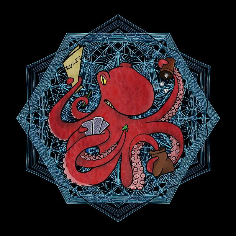 Board Game Card Game Drafting Dice Octopus Red