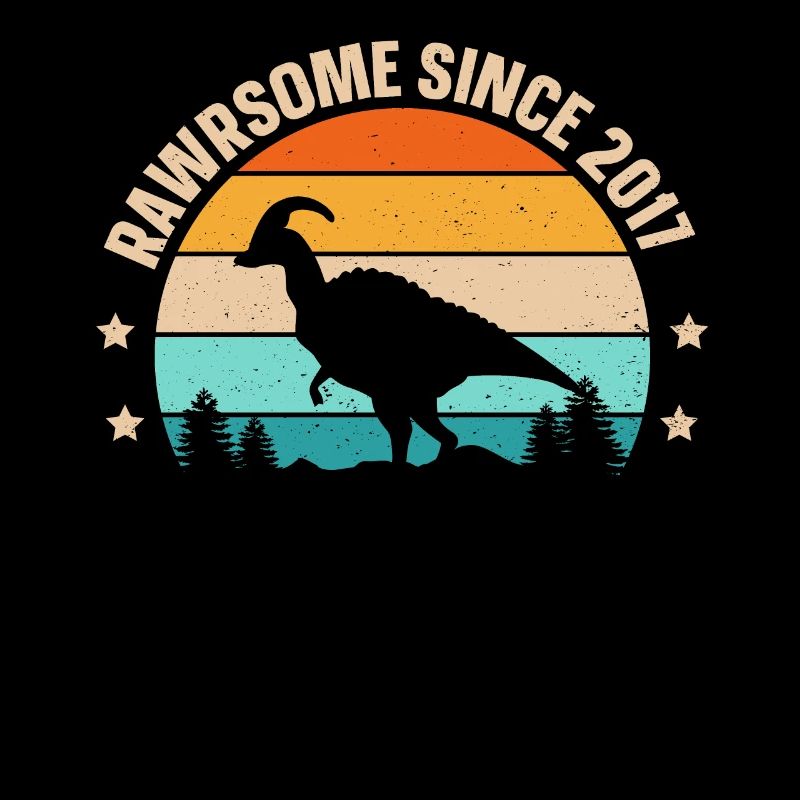 Rawrsome Since 2017 Parasaurolophus 6. Geburtstag