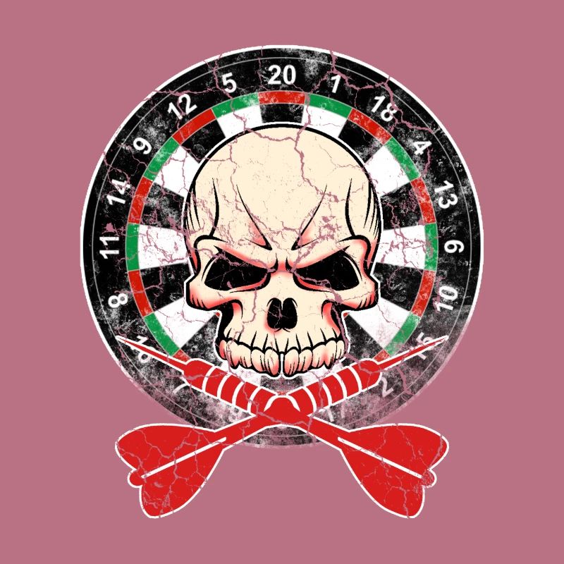 Fléchettes de fléchettes cadeau fléchettes flèche de lance crâne