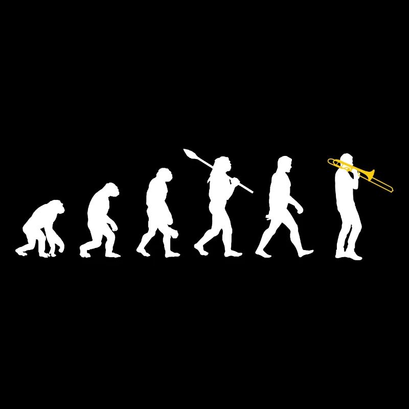 Posaune - Evolution des Menschen / Darwin