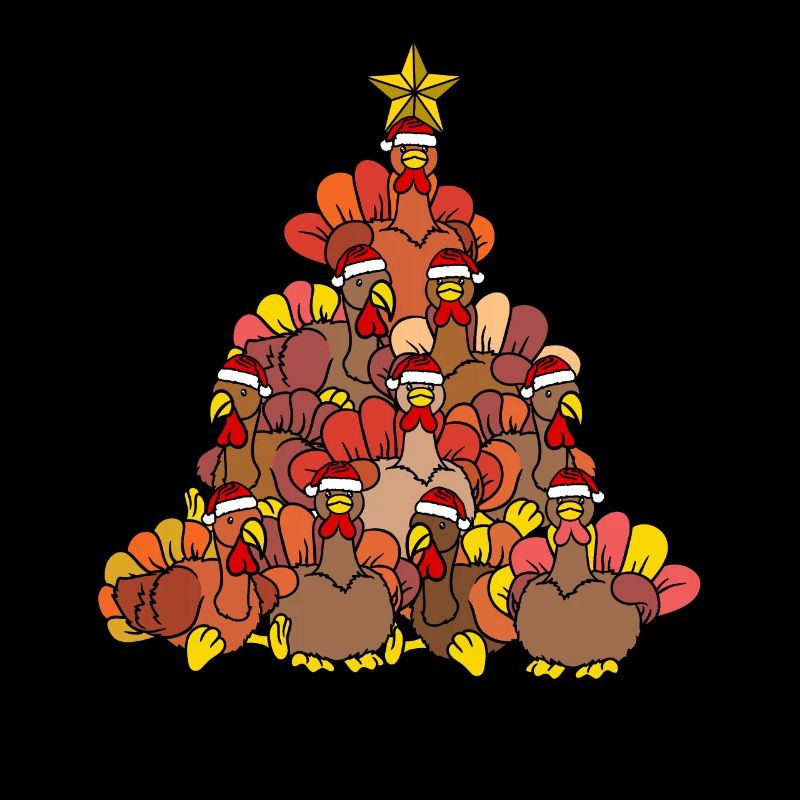 Christmas Chickens Christmas Tree
