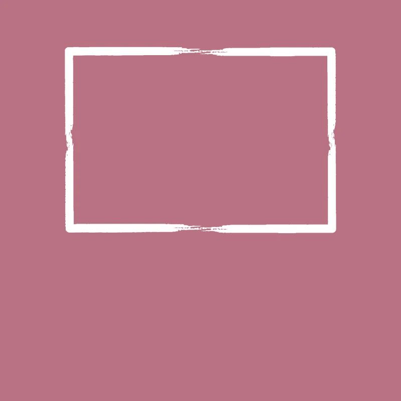 White brush strokes Rectangular frame