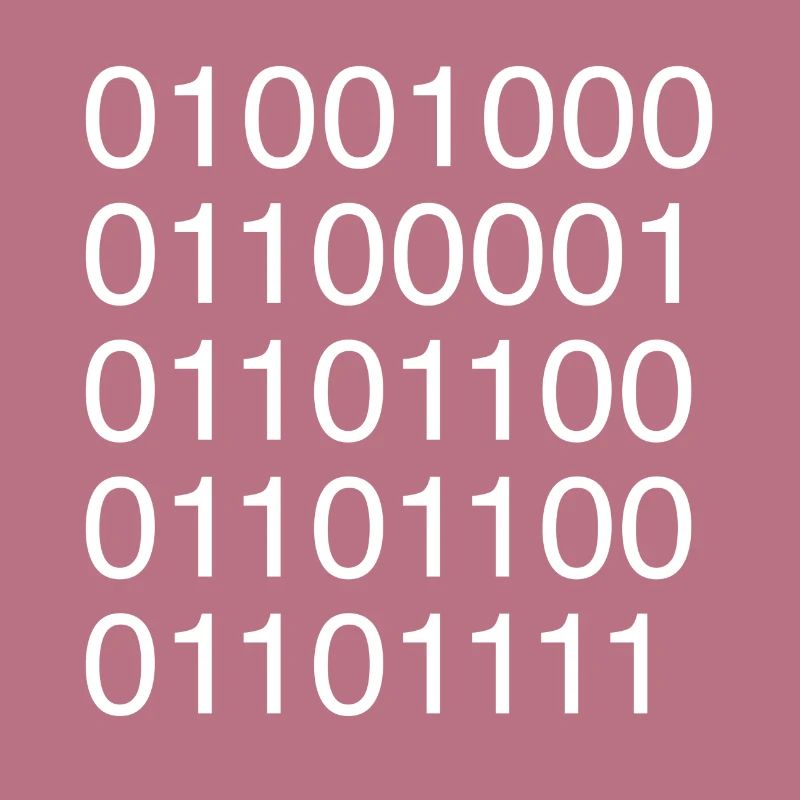 Computer scientist ASCII code binary