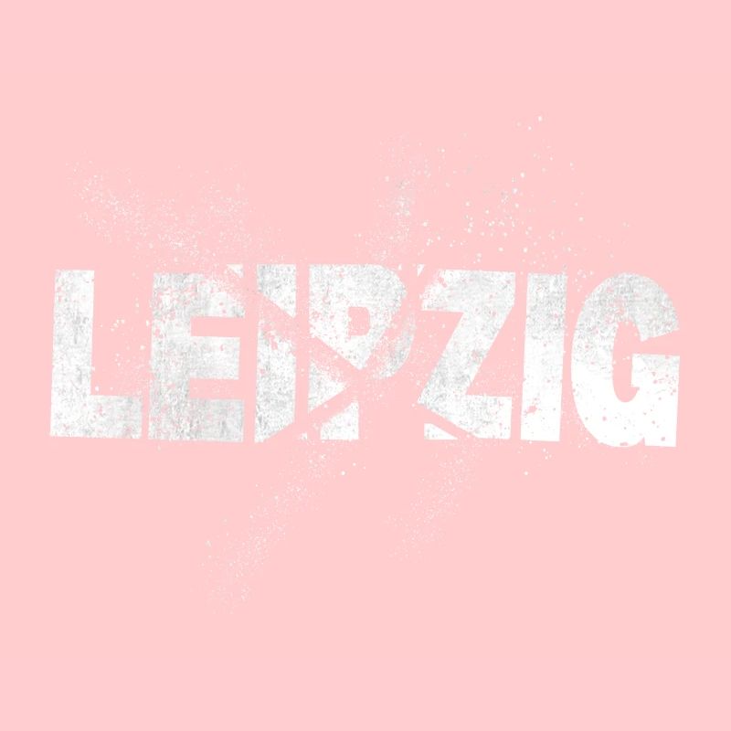 Leipzig Germany City Font Grunge Splash