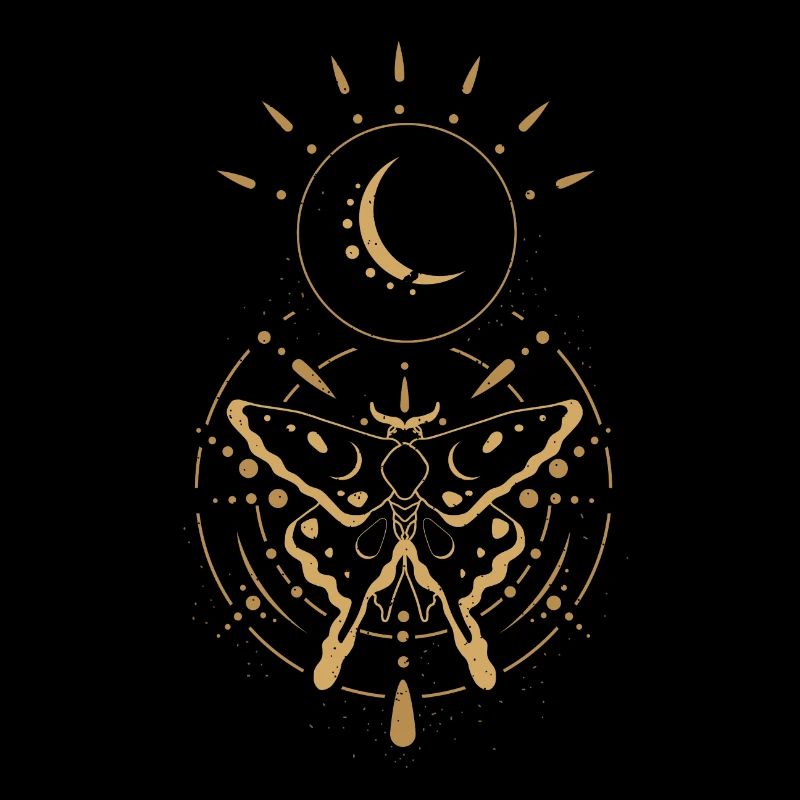 Alchemy butterfly moon moth magic gift