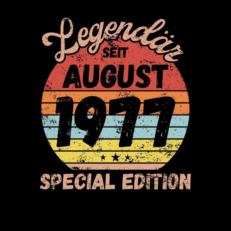 August 1977 - Geburtstag im August