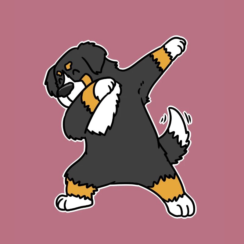 Bernese Mountain Dog dab
