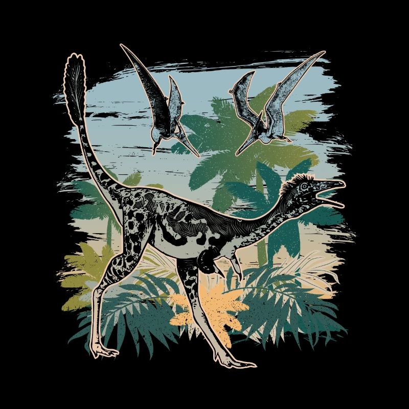 Dinosaurier Mononykus Urzeit Reptil Geschenk