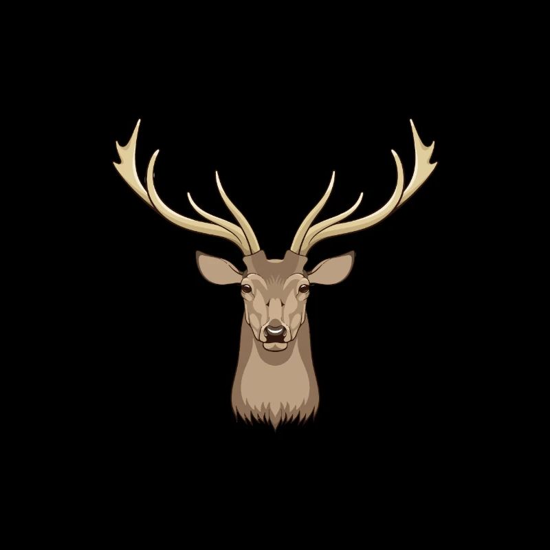 Hirsch Waldtier Hirschgeweih Jäger