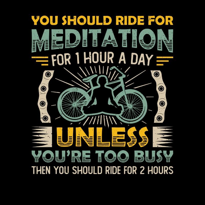 Le cyclisme est ma méditation.
