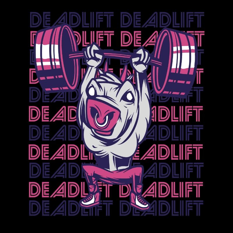 Deadlift Gym Workout Motivation Strong Bull Wt