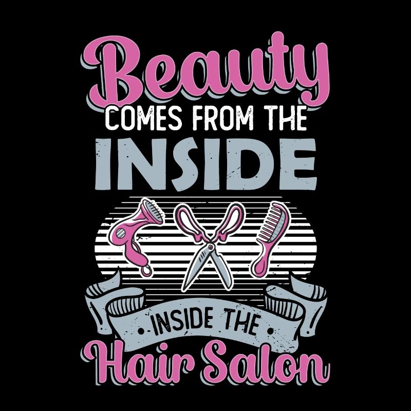 La beauté vient de l’intérieur du salon de coiffure