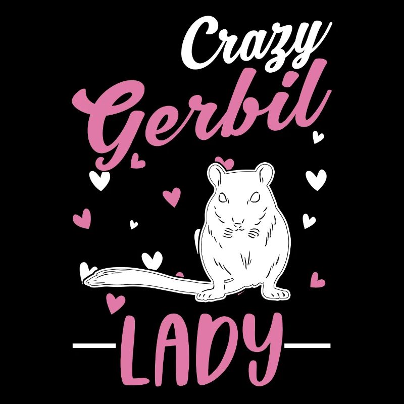 Crazy Gerbil Lady Racing Rat Gerbil Gerbil