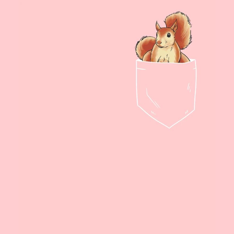 Squirrel in breast pocket
