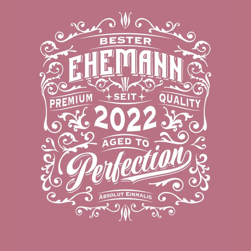 Bester Ehemann seit 2022, Retro, Hochzeitstag