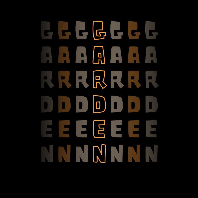 Garten psychedelisch