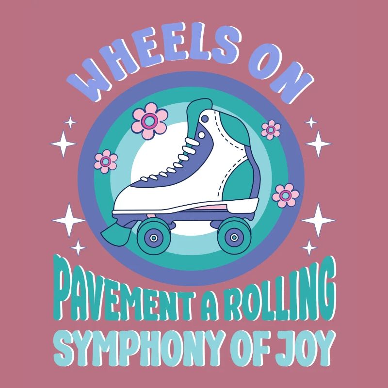 Rollerskater Party Rolling Symphony Of Joy Gift