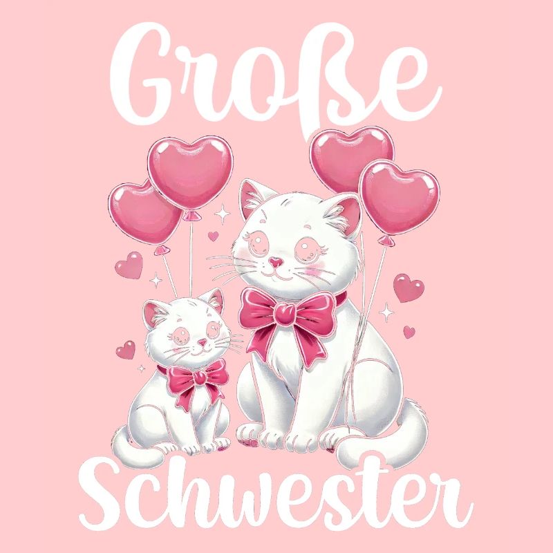 Große Schwester Katze Älteres Geschwisterkind
