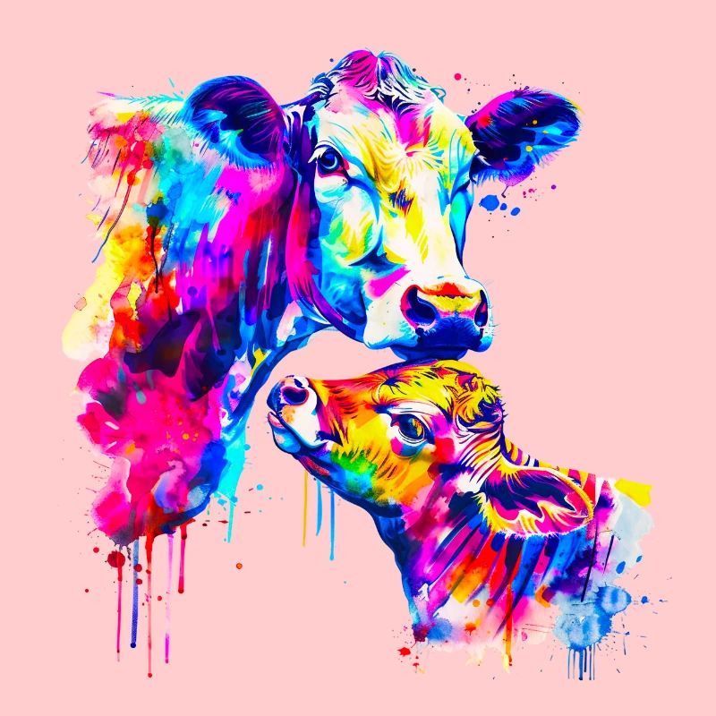 Vache avec veau