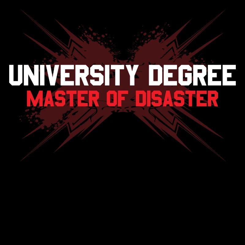 Master of Disaster Studium Lustiges Geschenk