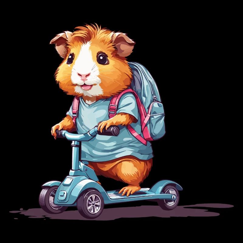 Eerste schooldag cavia-avontuur