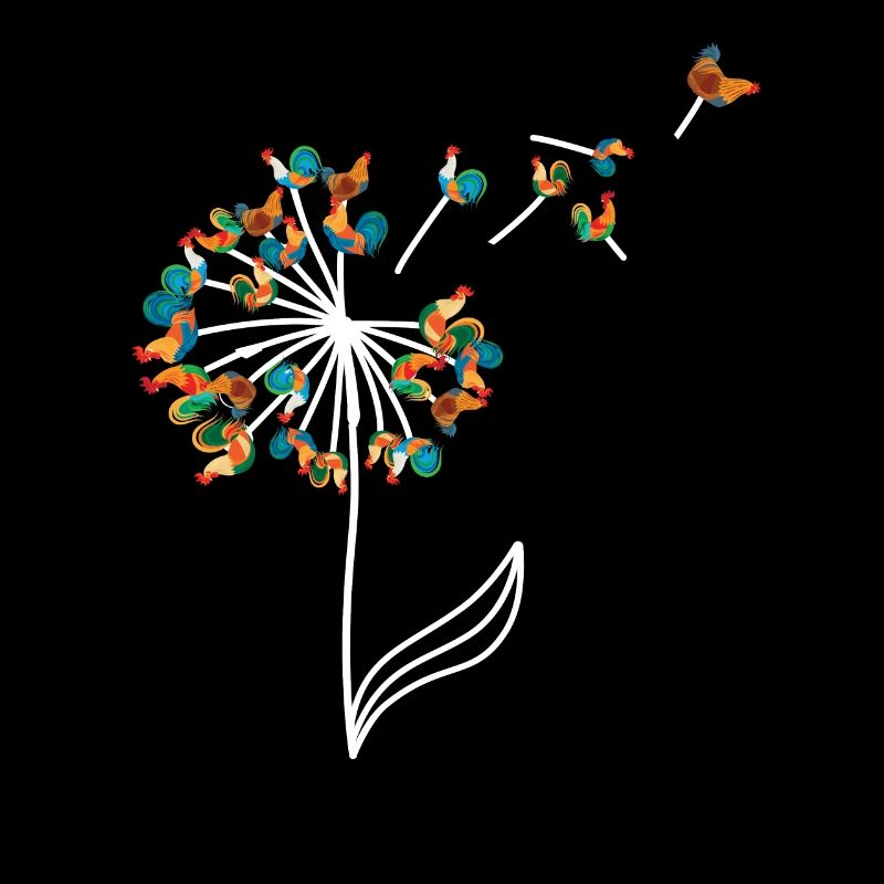 Huhn Pusteblume