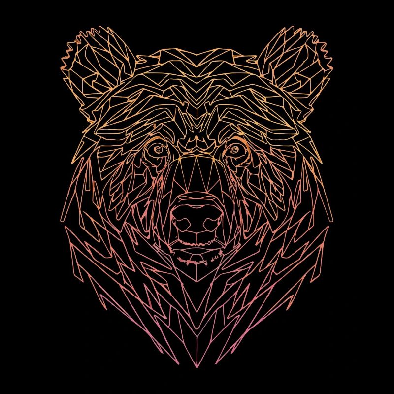 Bear Line Art