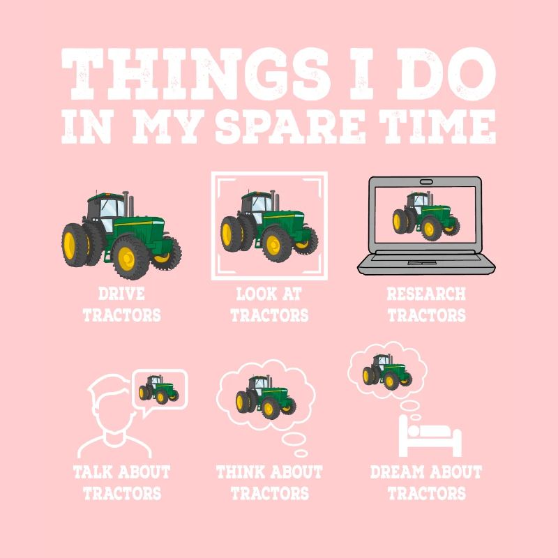Tractor funny saying gift idea