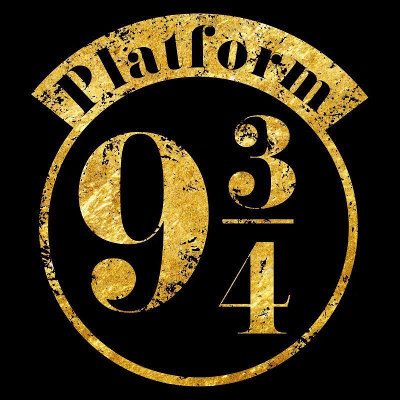 Harry Potter Platform 9 3/4 Goud