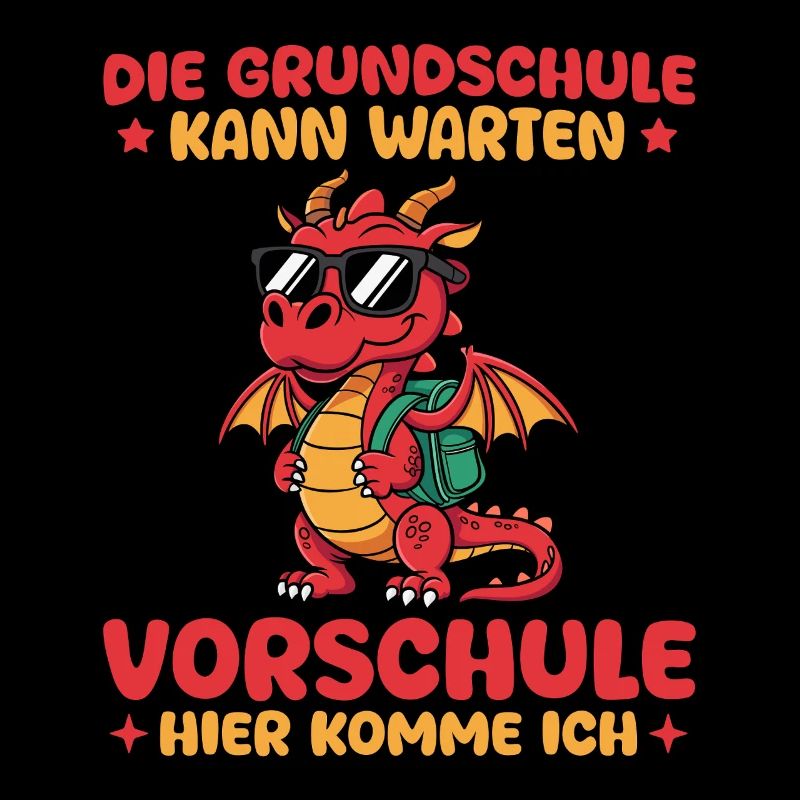 Vorschule Einschulung Drache Vorschulkind