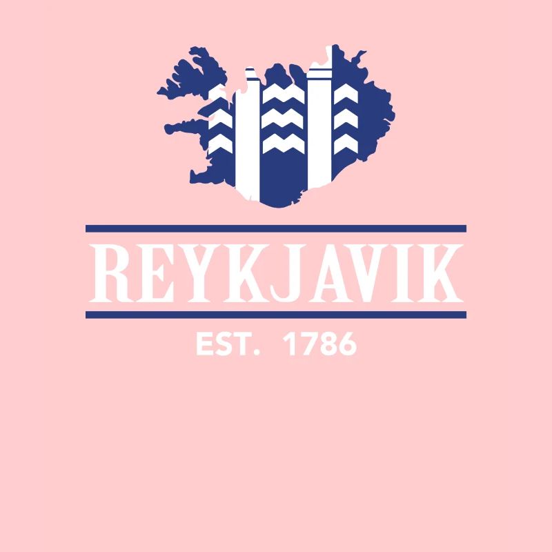Iceland Reykjavik silhouette vacationer gift