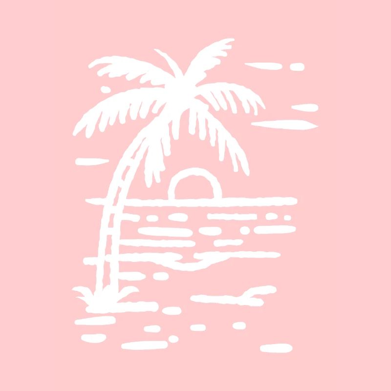 Palm Tree Beach Sunset