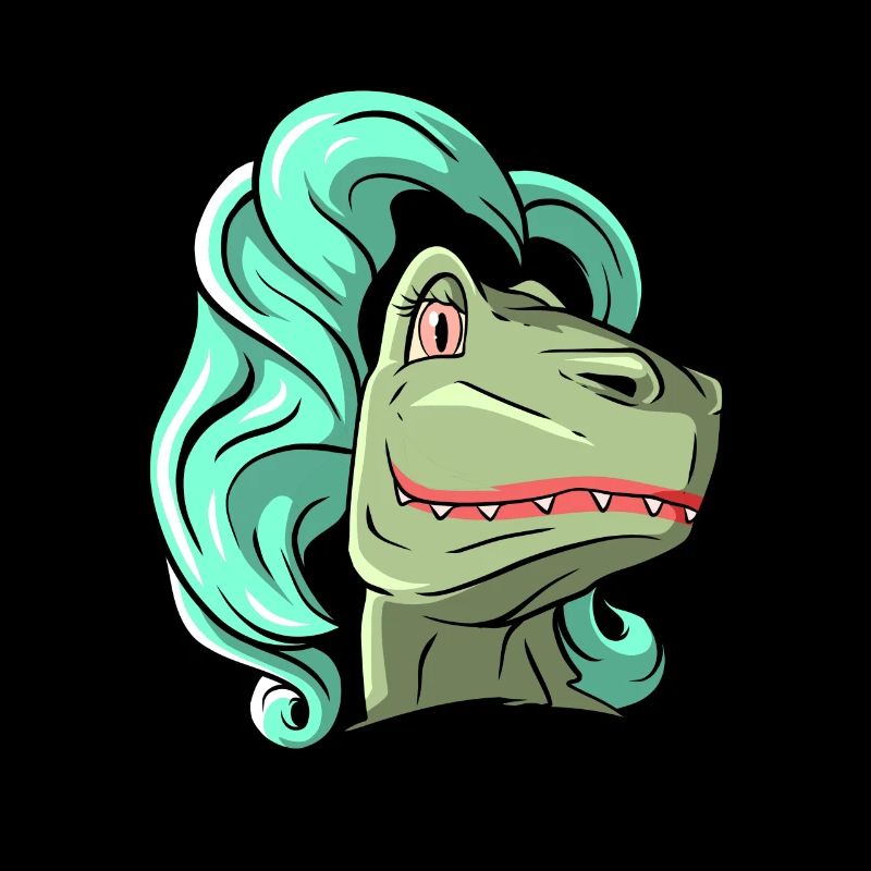 Dino Lady Dinosaurier Mama