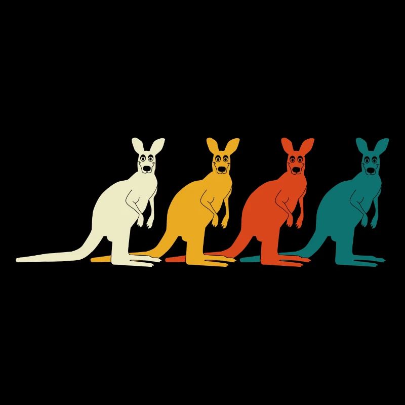 4 Kangaroos in Australia