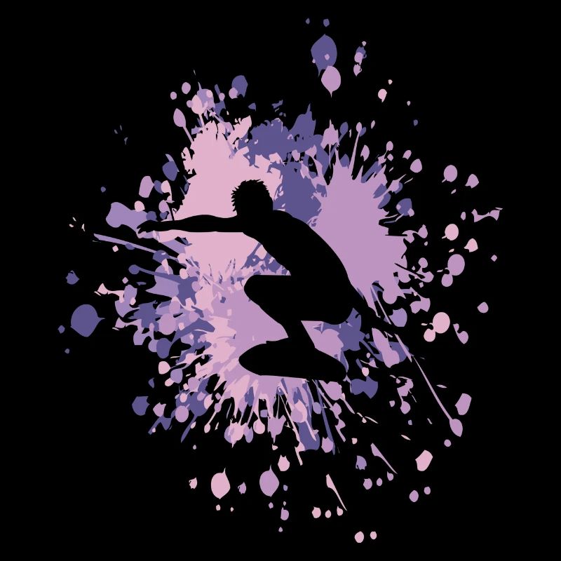 Great Surfer Color Splash