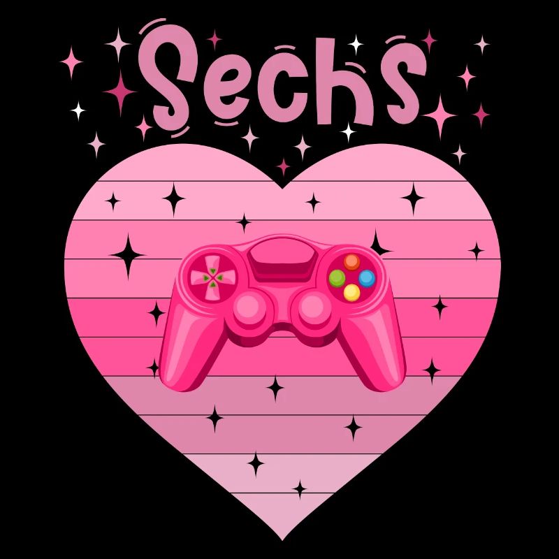 Mädchen Tochter 6. Geburstag Gaming Controller