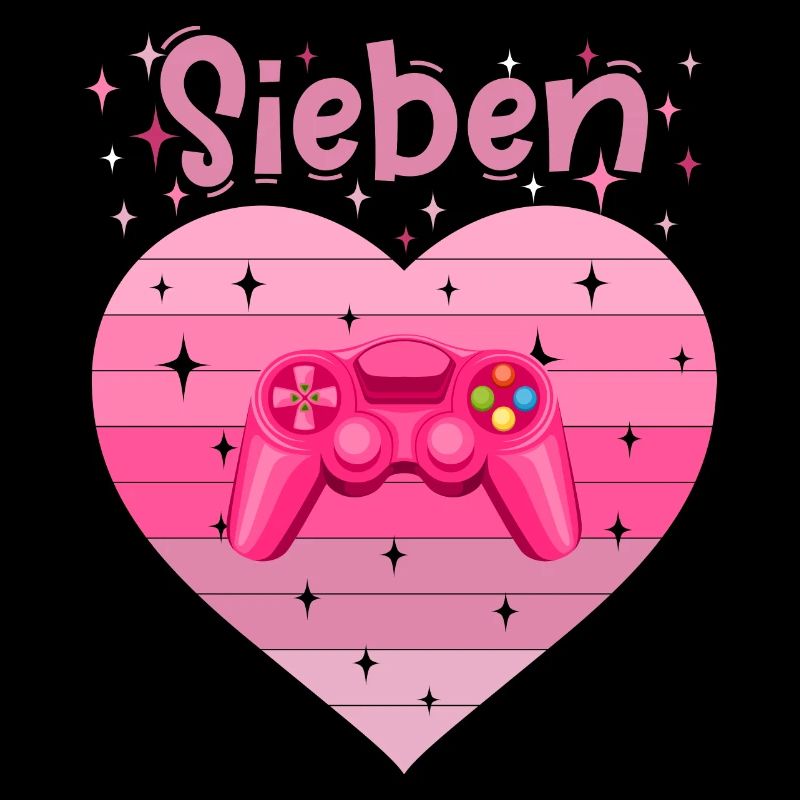 Mädchen Tochter 7. Geburstag Gaming Controller