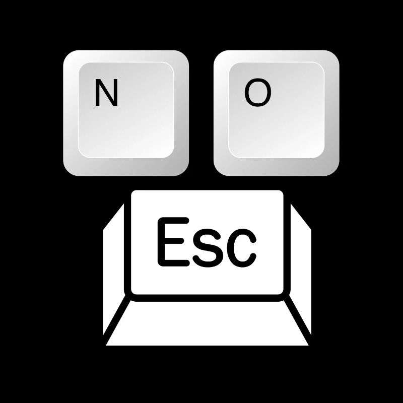 Clavier Esc no Escape de jeu sur ordinateur