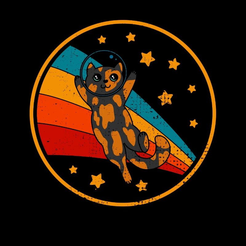 Schildpatt-Katze Space katze