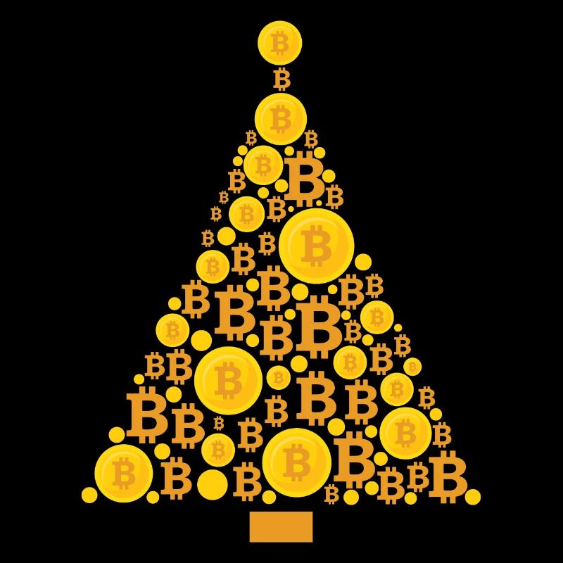 Bitcoin Crypto-monnaie Blockchain Noël