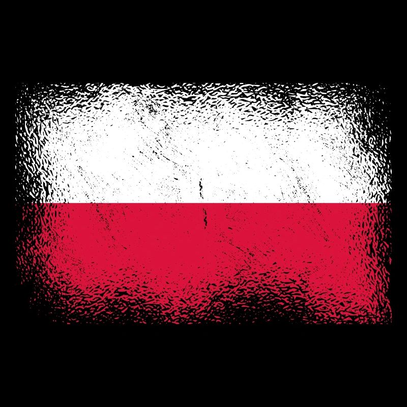 Pologne Drapeau utilisé Look Polska Drapeau polonais