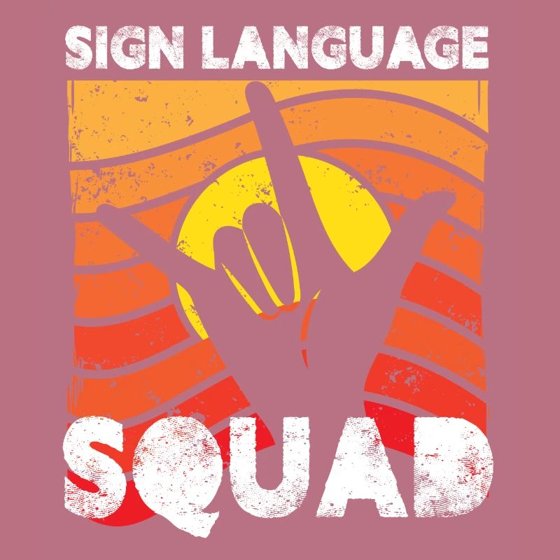 sign language squad Design for a sign language