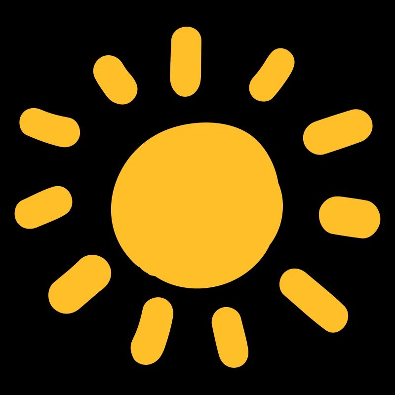 Sun drawing pattern